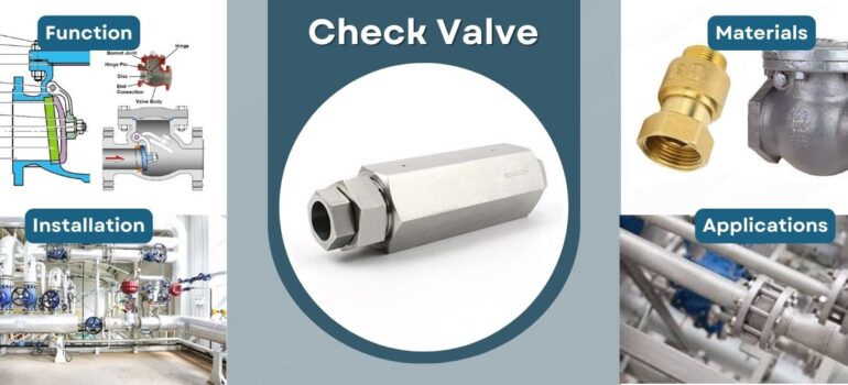 Check Valve Function, Installation, Materials, & Applications