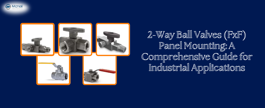2-Way Ball Valves (FxF) Panel Mounting: A Comprehensive Guide for Industrial Applications