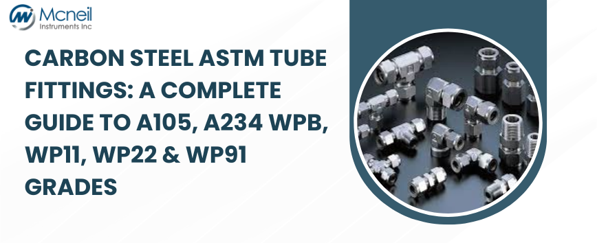 Carbon Steel ASTM Tube Fittings: A Complete Guide to A105, A234 WPB, WP11, WP22 & WP91 Grades