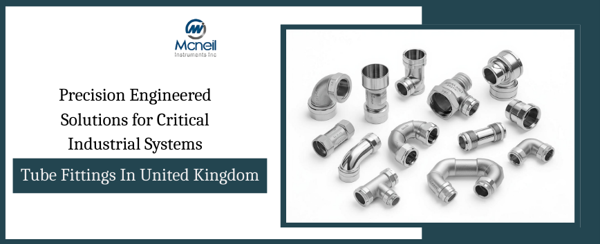 Industrial tube fittings are critical components that contribute directly to system safety, uptime, and efficiency across UK industries. From hydrocarbon processing plants to power stations, water utilities, and instrumentation systems, quality tube fittings ensure leak-free performance and reliable operation. As a trusted manufacturer, supplier, and exporter, Mcneil Instruments delivers precision tube fittings engineered for UK industrial demands—backed by global quality assurance, standards compliance, and dependable supply